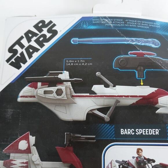 Star Wars Mission Fleet 2020 Anakin Skywalker Barc Speeder Vehicle Sealed New - Picture 6 of 7